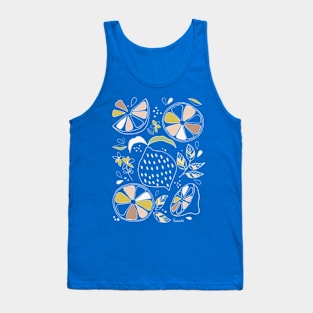 Lemons in terracota shades Tank Top